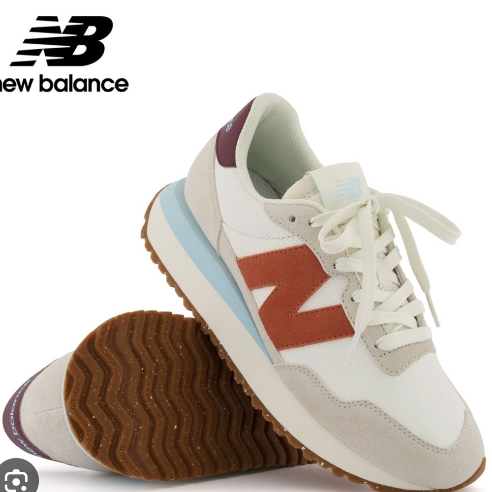 NEW BALANCE 237 SEA SALT SOFT COPPER' Size 9 Sneakers - Picture 13 of 13